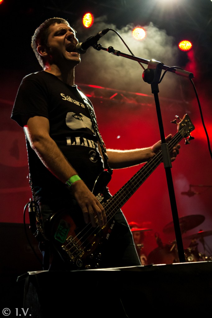 Juankar, durante su concierto en el Zaidín Rock. Foto: Isa Vargas
